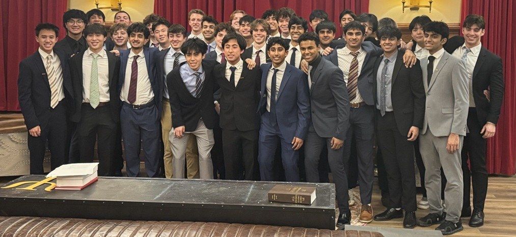 Northwestern Phi Kappa Psi members gathered for a group photograph